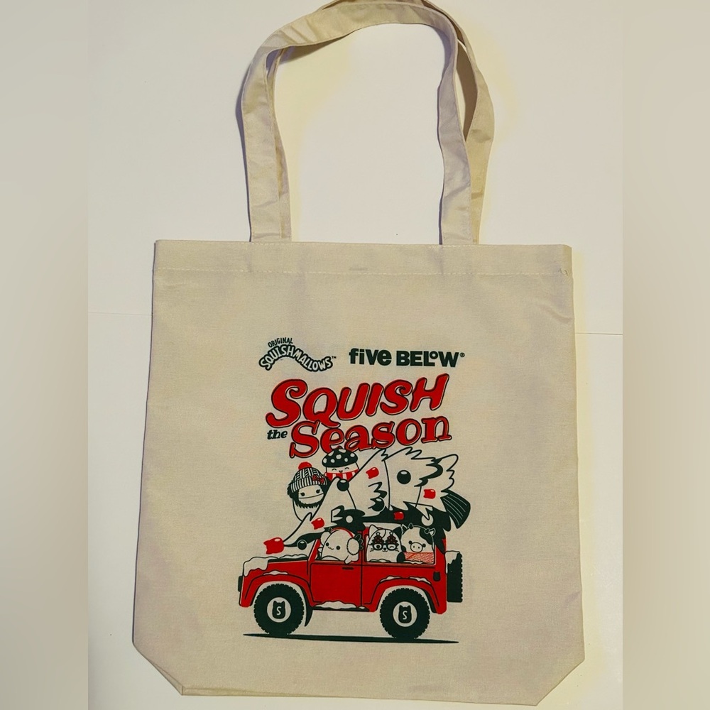 Squishmallows x Five Below Limited Edition “Squish the Season” Collectors Tote - Picture 3 of 3